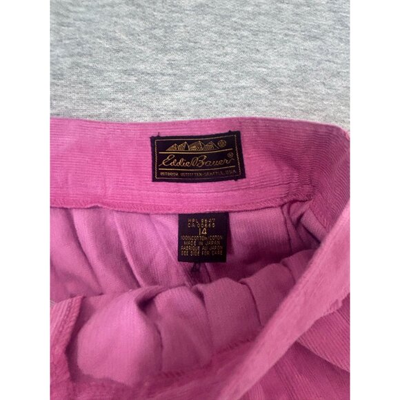 Eddie Bauer Long Skirt Women's Size 14 Purple Tiered Pull-On Party Cotton - Picture 2 of 5